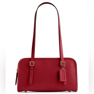 Coach Swing Zip in Red ❤️ Ruby with gold hardware like new!
